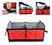 Crusar Auto Trunk Multipurpose Waterproof Storage Collapsible Foldable Cargo Storage Box Red ¡­