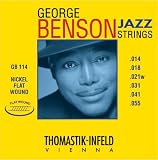 Thomastik-Infeld Jazz Guitar Strings: Jazz Series Strings Steel Core; Pure Nickel Flat Wound - Single E String