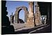 Iron pillar in the Quwwat ul Islam mosque - 20 Inch Canvas Print (51 cm) by Robert Harding