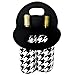 LeMarque Designer Neoprene Wine Tote/Wine Bag, 2-Bottle (Houndstooth)