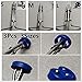 Quayub 3 Pcs/Set Hydraulic Cylinder Piston Rod Seal Up U-Cup Installation Tool