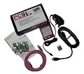 PCSL Brand - Raspberry Pi Rev 2.0 Model B 512mb with Starter Kit - Model B Revision 2 with Mount Holes - Includes PCSL Power Supply, HDMI Cable, PCSL Special Edition Raspberry Network Cable, 8GB SDHC with Wheezy, PCSL Special Edition Cherry / Clear Case