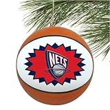 New Jersey Nets Mini-Replica Basketball Ornament