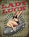 Legends - Lady Luck Tin Sign , 12x16