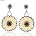 Blue Sapphire Pearl Beaded Vintage Earrings 18k Yellow Gold Earrings 18k Gold Earrings Gold Earrings Silver Earrings Sterling Silver Earrings Diamond Earrings Pave Dangle Earrings Jewelry