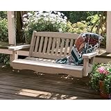 Great American Woodies 4-ft. Lifestyle Mission Recycled Plastic Porch Swing