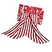 NOPTEG Kids Mermaid Tail Blanket Knitted Living Room Sleeping Bag Birthday Christmas Xmas Gift for for Camping,Sleeping,Reading,Car Trip 59inch x31.5 inch (Reindeer Snowflake,Red)