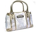 Versace Gold & White Handbag