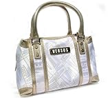 Versace - Versus By Versace Small Gold & White Handbag
