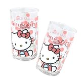 Trinkgläser Set Hello Kitty Groesse: 200 ml je Glas Lieferumfang: 2teilig