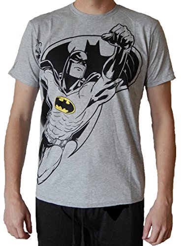 Batman Mens Neon Purple Heather Tee