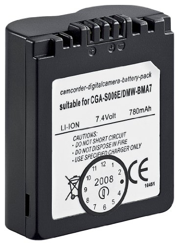 1aTTack Ersatzakku f&uuml;r Panasonic CGA-S006E, CGR-S006 (780mAh) Preisvergleich