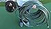 Black Mamba, Updated and Improved, 75', Expanding Garden Hose, Double Latex Core, Reinforced fabric cover, brass fittings, Includes 8 Position Spray Nozzle (75Ft)