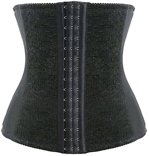 Pandolah Women Corset Elastic Compression Steel Boned Waist Training Cincher XS-6XL
