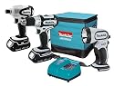 Makita LCT300W 18-Volt Compact Lithium-Ion Cordless 3-Piece Combo Kit
