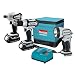 Makita LCT300W 18-Volt Compact Lithium-Ion Cordless 3-Piece Combo Kit