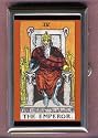 THE EMPEROR TAROT CARD, COIN GUITAR PICK PILL BOX