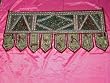 Firebrick Beads Sari Toran Wall Tapestry Topper Valance Free Shipp