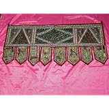 Firebrick Beads Sari Toran Wall Tapestry Topper Valance Free Shipp