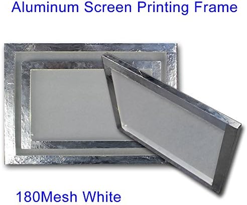45*50cm(18''*20'')Aluminum Screen Printing Frames 40Mesh To 350Mesh White/Yellow (180Mesh(White))