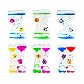 Mememall Fashion Dual Racing Liquid Spinning Timmer Heart Happy Face Sports Multi-Color Lot Gift
