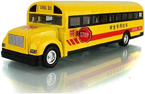Nine States Metal Body 1:32 School Bus Model Yellow