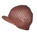 NEW CUFFLESS FOREVER 21 WOMENS BROWN Beanie Visor Skull Cap HAT USA