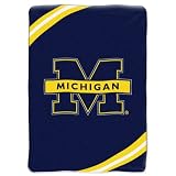 Michigan Wolverines 60x80 Raschel Blanket