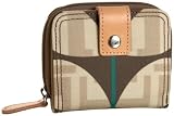 Orla Kiely 11SE-SMZ121 Square Zip Wallet,Chocolate,One Size