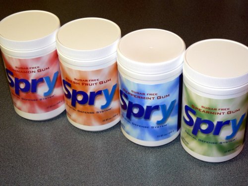 Spry Xylitol Gum 600 Count Variety Pack - 4 Jars