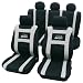 Cartrend 79-5220-03 Sitzbezug Komplett-Set "Speed", grau, mit Dokunaht, Seitenairbag geeignet