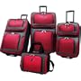 US Traveler New Yorker 4 Piece Luggage Set Expandable