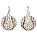 Heirloom Finds Softball Baseball Crystal Enamel Bling Dangle Earrings