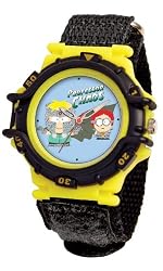 South Park Men's C219D1567S507 Lima Collection Yellow Professor Chaos with Black Strap Watch