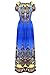 G2 Chic Women's Lace Tribal Spring Summer Jersey Maxi Dress
