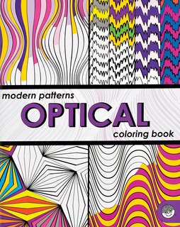 Modern Patterns Optical Coloring Book (Mindware)