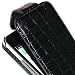 Cool Crocodile PU Leather Case Cover For Apple iPhone 4 4G 4S AT&T Verizon Black