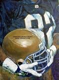 Univ of Notre Dame Helmet Series - Wall Unframed Canvas Art Print - Notre Dame Fighting Irish