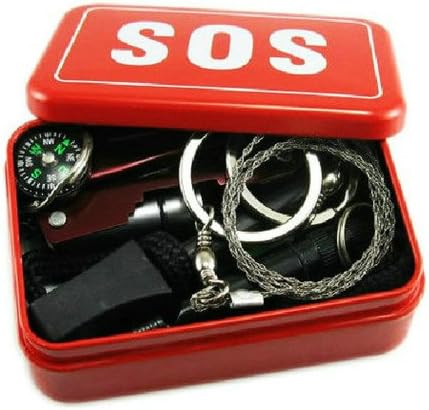 6 in 1 Hiking SOS Kit for Climbing Safety Equipment