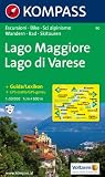 Lago Maggiore, Lago di Varese: Wander-, Bike- und Skitourenkarte - 1:50.000 - 