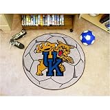 Kentucky Wildcats NCAA Soccer Ball Round Floor Mat (29) Wildcat Logo