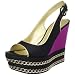 Casadei Women's 6199 Slingback Wedge Sandal