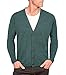 Wool Overs Men's Lambswool V Neck Cardigan