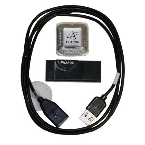 GPS Receiver and Cables: Microsoft Pharos GPS-500 III GPS Receiver and Cables
