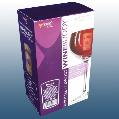 Home Brew & Wine Making - Winebuddy 30 Bottle Red Wine Refill - Merlot Ingredient Kit