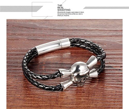 UpU Domineering Fashion Personalized Punk Skull Scalp Men's Bracelet