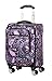 Ricardo Beverly Hills Mar Vista Softside Expandable Luggage with Dual Spinner Wheels, Purple Paisley, Carry-On 17-Inch