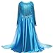 Moon Kitty Girls Snow Queen Elsa Party Dress Costume Princess Cosplay Dress Up