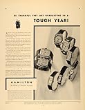 1932 Ad Hamilton Wrist Watch Graduates Lancaster Pocket - Original Print Ad