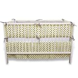Bask Home Diamond Green 3-Piece Crib Set